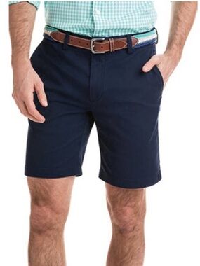 NWT Vineyard Vines Blue Men's Classic Fit Club Shorts Size 33